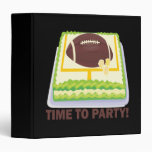 Time To Party Vinyl Binder