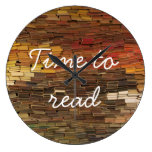Time to Read Books Clock wall clocks