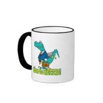 time to retire old working dinosaur mug