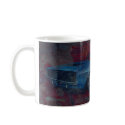 Time to Ride - Blue car graffiti mugs