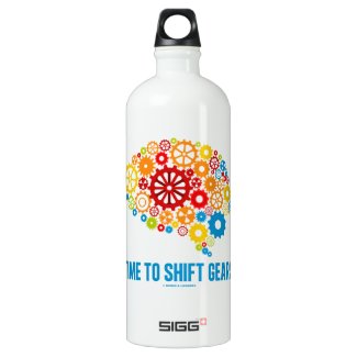 Time To Shift Gears (Gears Brain) SIGG Traveler 1.0L Water Bottle