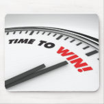 Time To Win Mousepads