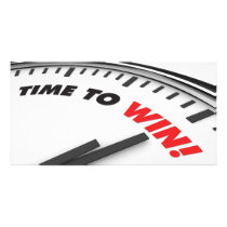 Time To Win photo cards