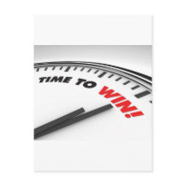 Time To Win postcards