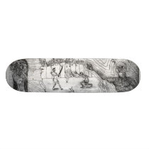 Time traveling zombies skateboards