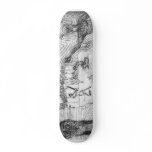 Time traveling zombies custom skateboard