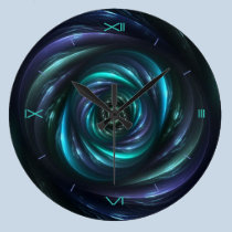 Time Warp Digital Art Wall Clock wall clocks
