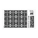 timeless black & white postage by DonnaGraysonAbstract timeless black & white postage