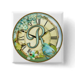 timeless bluebird whimsy initial letter R Pins