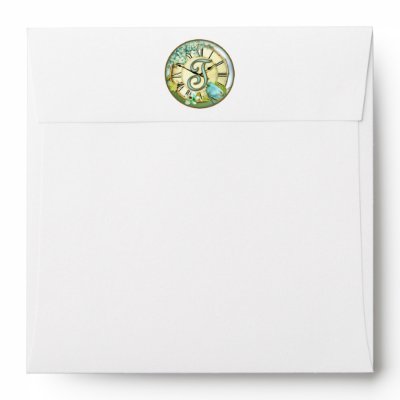 timeless bluebird whimsy initial letter T Envelopes Zazzle_envelope timeless bluebird whimsy initial letter T Envelopes Zazzle_envelope