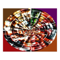 Timeless Cosmic Chakra - Meditation Mandala V1 posters