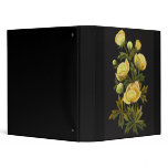 Timeless Globeflower Avery Binder Black