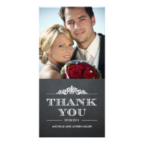Timeless Sentiment Thank You Cards - Chalkboard Photo Cards
