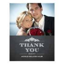 Timeless Sentiment Wedding Thank You - Chalkboard Custom Invites