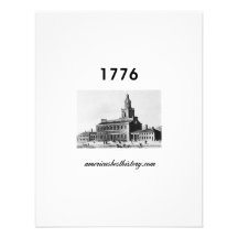 Timeline 1776 personalized invitation