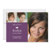 Timeline 3 Photo Graduation Announcement