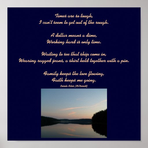 times-are-so-tough-poem-poster-zazzle