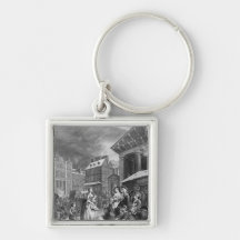 Times of the Day, Morning, 1738 Key Chains