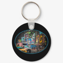 Times Square Billboards Keychain by Showtune_Nation Times Square Billboards Keychain