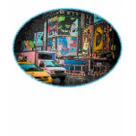 Times Square Billboards Kids Dark T-Shirt
