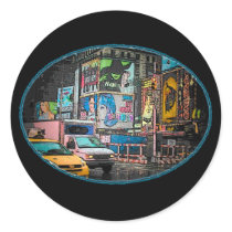 Times Square Billboards Stickers