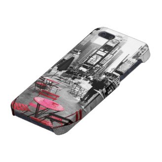Times Square Black White Red iPhone 5 Case
