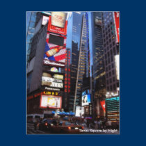 Times Square by Night postcards