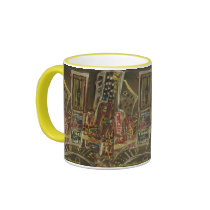 times square cracked mugs by nocklist times square cracked mugs