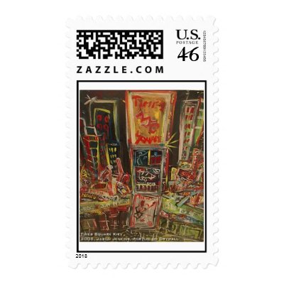 Times Square kiev Stamp by nocklist
