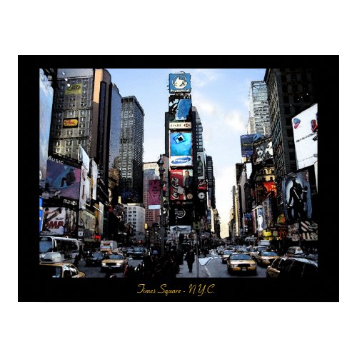 Times Square - N.Y.C. Poster print print