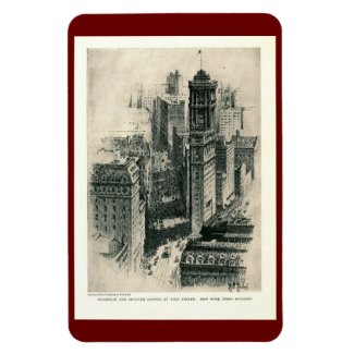 Times Square, New York City Vintage Magnet
