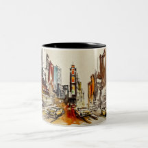 Times Square New York Mug