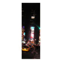 Times Square-NYC Bookmark Business Card Templates