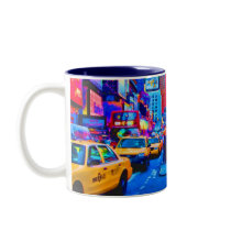 Times Square Pop mugs by photoframd Times Square Pop mugs