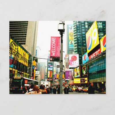Times Square Postcards