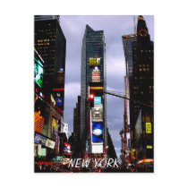 Times Square Postcard New York Souvenir Card
