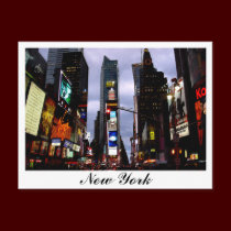 Times Square Postcard New York Souvenir Card postcards