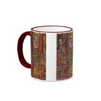 times square red mugs by nocklist times square red mugs