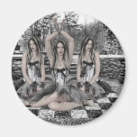 TIMES THREE REFRIGERATOR MAGNET