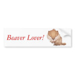 Timid Beaver Bumper Stickers