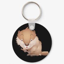Timid Beaver keychains