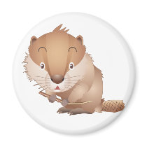 Timid Beaver magnets