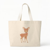 Timid Doe Tote Bags