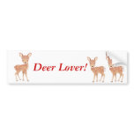 Timid Doe Bumper Sticker