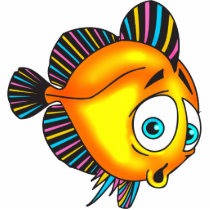 Timid Fish Acrylic Cut Outs