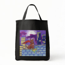Timid hero canvas bag