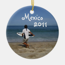 Timing is Everything; Mexico Souvenir Christmas Ornaments