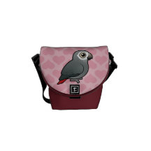 Timneh African Grey Parrot Courier Bag