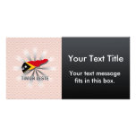 Timor Leste Flag Map 2.0 photo cards
