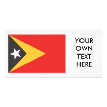 Timor-leste Flag Photo Cards